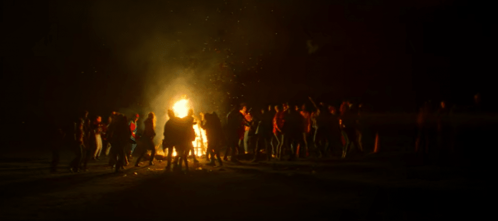 The Stranger bonfire (Mobhouse Productions)